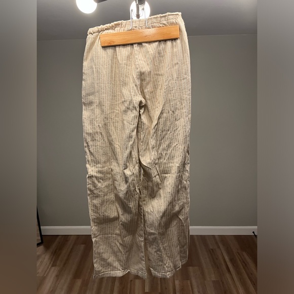 Linen wide leg pants - Picture 4 of 5